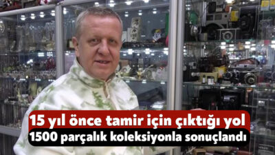 Kocaeli'de Yunus Hakkı Şenkul, 15 yıl önce bozulan fotoğraf