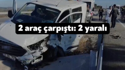 Kocaeli'nin Kandıra ilçesinde 2 aracın çarpıştığı kazada sürücüler yaralandı. Kaza
