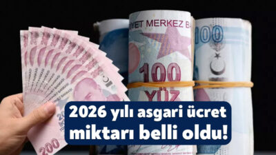 Asgari Ücret Tespit Komisyonu’nun 3.toplantısı bugün gerçekleştirildi. 2026 yılında geçerli