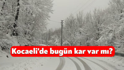 Meteoroloji Genel Müdürlüğü 28 Aralık 2025 tarihli Kocaeli hava durumu