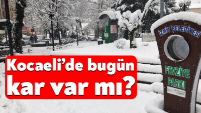Meteoroloji Genel Müdürlüğü 29 Aralık 2025 tarihinde Kocaeli hava durumu