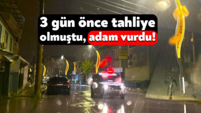 3 gün önce cezaevinden tahliye olan şahıs, Derince'deki bir büfede
