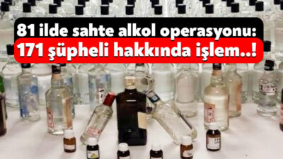 İçişleri Bakanı Ali Yerlikaya, "‘Alkollü içki kaçakçılığı ve sahteciliğine’ yönelik