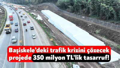 Kocaeli Büyükşehir Belediyesi’nin Başiskele D-130 Karayolu üzerindeki trafik sıkışıklığına yönelik