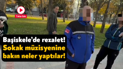 Başiskele Sahili’nde bir sokak sanatçısı ile zabıta personeli arasında yaşananlar