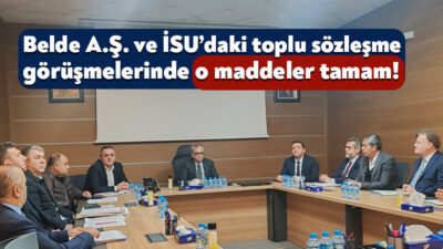 Kocaeli Büyükşehir Belediyesi’nin iştirak şirketi Belde A.Ş. ile İSU Genel