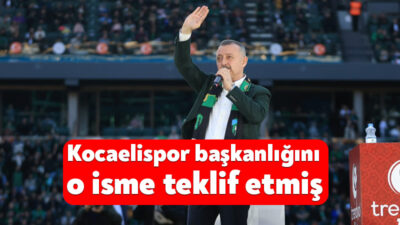 Kocaeli Büyükşehir Belediye Başkanı Tahir Büyükakın Kocaelispor başkanlığını Vefa İbrahim