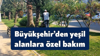 Kocaeli Büyükşehir Belediyesi, kent genelindeki yeşil alanların sağlıklı ve düzenli