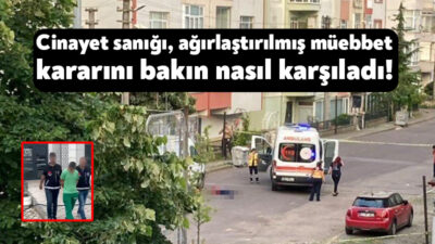 Kocaeli'nin Gölcük ilçesinde pazarcı esnafını öldüren ve mahkemede maktulün