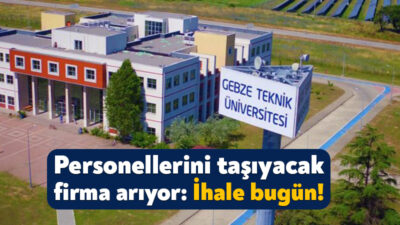 Gebze Teknik Üniversitesi bir yıl süreyle 9 adet servis aracı