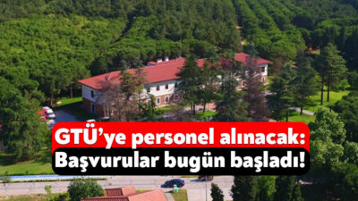Gebze Teknik Üniversitesi bünyesinde görevlendirilmek üzere 9 personel alacak. Resmi