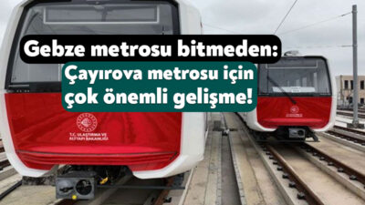 Gebze-Darıca metro projesi bitmeden Kocaeli Büyükşehir Belediyesi’nin meclis toplantısında Çayırova
