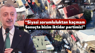 Gebze’de çöken binayla ilgili siyasi sorumluluktan kaçmadığını ifade eden Kocaeli