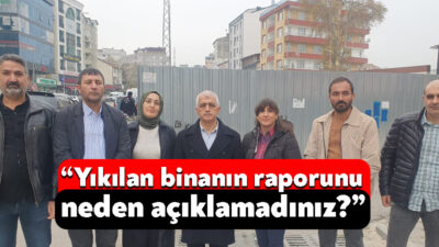 Dem Parti Kocaeli Milletvekili Ömer Faruk Gergerlioğlu, Gebze’deki bina faciasına