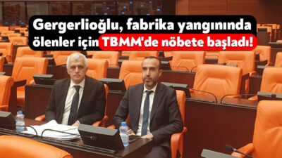 DEM Parti Kocaeli Milletvekili Ömer Faruk Gergerlioğlu, Dilovası’ndaki parfüm dolum
