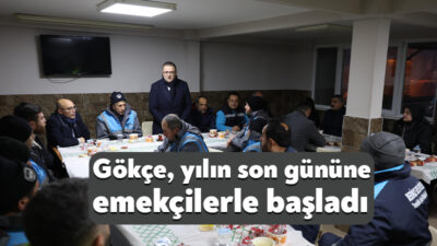Temizlik İşleri Müdürlüğü çalışanları ile kahvaltı yaparak güne başlayan Derince