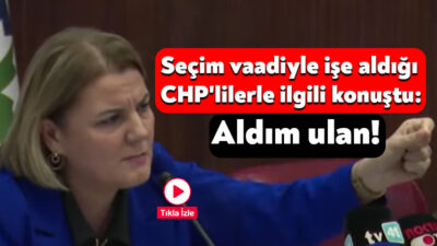 İzmit Belediye Başkanı Fatma Kaplan Hürriyet, seçim vaadiyle işe aldığı
