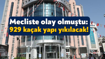 İzmit Belediyesi kaçak yapıları yıkmak için ihale sürecini başlattı. Meclis