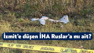 İzmit’in Çubuklubaba Köyü’ne bugün İHA düştü. Arazide hareketsiz halde duran