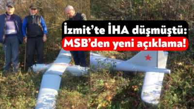 Milli Savunma Bakanlığı, geçtiğimiz günlerde Kocaeli’de düşen İHA’ya ilişkin yeni