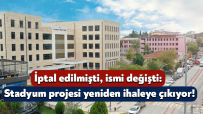 Kandıra Belediyesi, Çarşı Mahallesi’nde stadyuma tribün inşa etmek için ekim