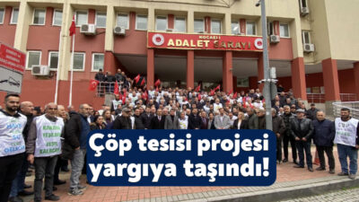 Kocaeli Büyükşehir Belediyesi tarafından Kandıra’da yapılmak istenen çöp tesisi projesinin