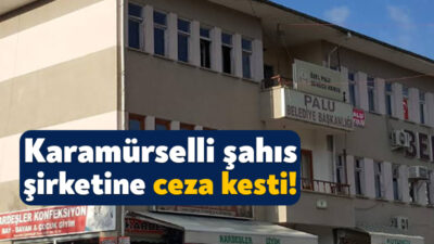 Elazığ Palu Belediyesi Karamüsel’de faaliyet gösteren Rıdvan Bilici isimli şahıs