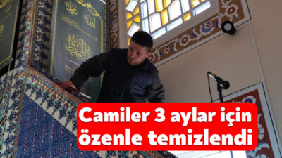 Kartepe Belediyesi, yıl boyunca düzenli olarak sürdürdüğü cami temizlik çalışmalarını