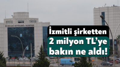 Kocaeli Büyükşehir Belediyesi, elektronik malzeme alımı işi için 7 Kasım’da