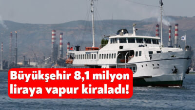 Kocaeli Büyükşehir Belediyesi, kasım ayında yolcu vapuru kiralamak üzere ihaleye