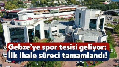 Kocaeli Büyükşehir Belediyesi, Gebze’nin Pelitli Mahallesi’nde spor tesisi proje hazırlama