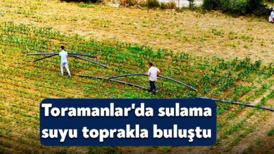 Kocaeli Büyükşehir Belediyesi, üç etapta gerçekleştirilen Toramanlar Tarımsal Sulama Suyu
