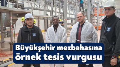Kocaeli Büyükşehir Belediyesi bünyesinde hizmet veren İzmit Merkez Mezbaha Tesisi,