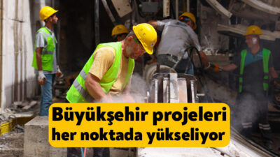 Kocaeli Büyükşehir projeleri devam ediyor. Fuar merkezinden metro hatlarına, sosyal