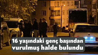 Körfez'in Fatih Mahallesi'nde dün akşam saatlerinde 16 yaşındaki genç başından
