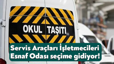 Kocaeli Servis Araçları İşletmecileri Esnaf Odası genel kurul gerçekleştirecek. 16