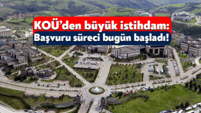 Kocaeli Üniversitesi bünyesinde istihdam edilmek üzere 52 personel alacak. Fakülteler,