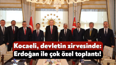 Cumhurbaşkanı Recep Tayyip Erdoğan, geçtiğimiz cuma günü Kocaeli heyetini İstanbul