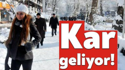 Meteoroloji Genel Müdürlüğü, 27 Aralık Cumartesi gününe ait hava raporunu