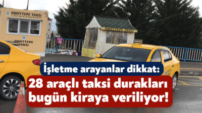 Kocaeli Büyükşehir Belediyesi, 3 ilçedeki toplam 28 araçlı taksi duraklarını