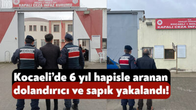 Kocaeli İl Jandarma Komutanlığı’na bağlı ekiplerin aranan şahıslara yönelik çalışmaları