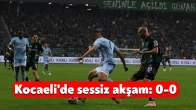Trendyol Süper Lig’in 15. haftasında Kocaelispor, sahasında karşılaştığı Kasımpaşa ile