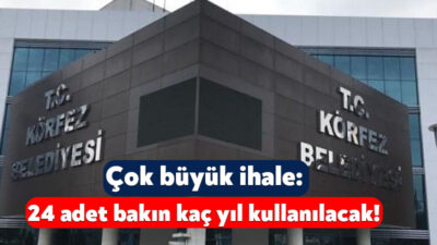 Körfez Belediyesi araç kiralama ihalesine çıkmaya hazırlanıyor. 24 adet aracın