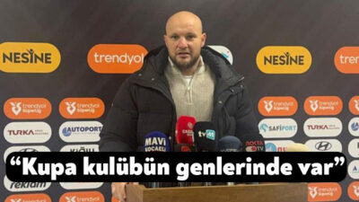 Kocaelisporlu kaleci Gökhan Değirmenci, Ziraat Türkiye Kupası'nda 3-1 kazandıkları Erzurumspor