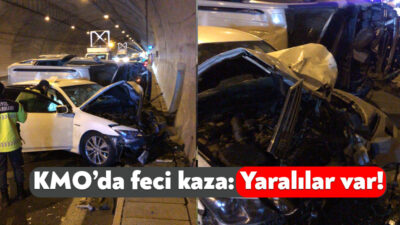 Kuzey Marmara Otoyolu Ankara istikameti Kocaeli geçişinde trafik kazası meydana