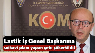 Kocaeli Emniyet Müdürlüğü, önemli bir operasyon gerçekleştirdi. Lastik İş Sendikası