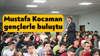 Kartepe Belediye Başkanı Av. M. Mustafa Kocaman, gençlerle bir araya