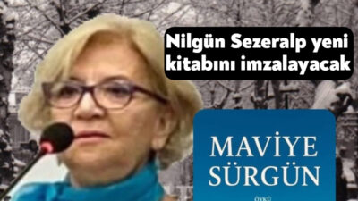 İzmitli yazar Nilgün Sezeralp’ın son kitabı Maviye Sürgün için bir