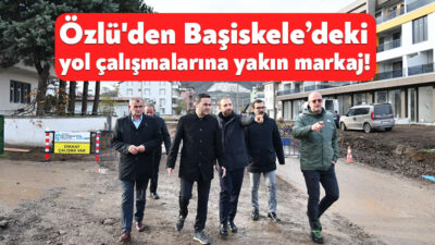 Başiskele Belediye Başkanı M. Yasin Özlü, ilçe genelinde devam eden