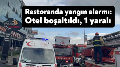 Kocaeli’nin Gebze ilçesinde bir restoranda çıkan yangında bir kişi yaralandı.